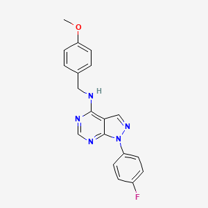 1-(4-fluorophenyl)-N-(4-methoxybenzyl)-1H-pyrazolo[3,4-d]pyrimidin-4-amine