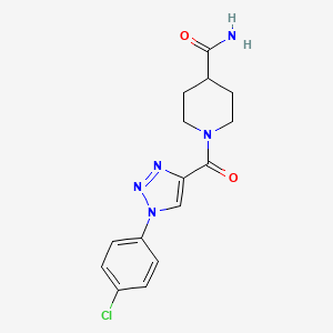 1-{[1-(4-chlorophenyl)-1H-1,2,3-triazol-4-yl]carbonyl}piperidine-4-carboxamide