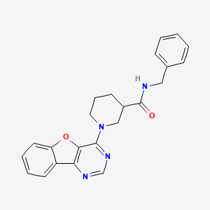 1-([1]benzofuro[3,2-d]pyrimidin-4-yl)-N-benzylpiperidine-3-carboxamide