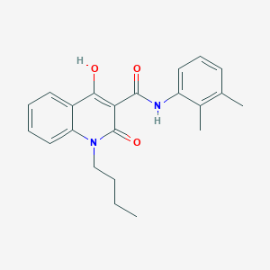 molecular formula C22H24N2O3 B11205862 1-butyl-N-(2,3-dimethylphenyl)-4-hydroxy-2-oxo-1,2-dihydroquinoline-3-carboxamide 