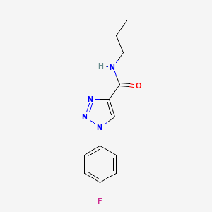 1-(4-fluorophenyl)-N-propyl-1H-1,2,3-triazole-4-carboxamide