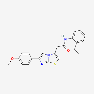 N-(2-ethylphenyl)-2-[6-(4-methoxyphenyl)imidazo[2,1-b][1,3]thiazol-3-yl]acetamide