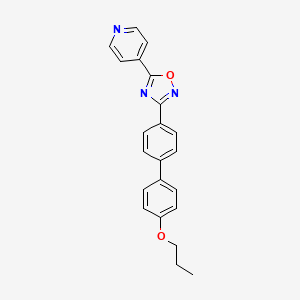 4-[3-(4'-Propoxybiphenyl-4-yl)-1,2,4-oxadiazol-5-yl]pyridine