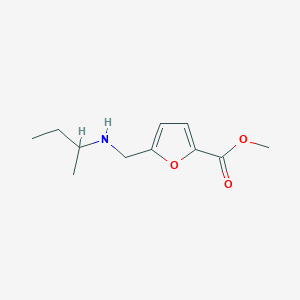 Methyl 5-[(butan-2-ylamino)methyl]furan-2-carboxylate