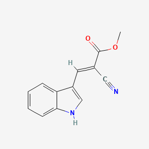 (E)-Methyl 2-cyano-3-(1H-indol-3-yl)acrylate