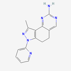 9-Methyl-7-pyridin-2-yl-5,6-dihydropyrazolo[3,4-h]quinazolin-2-amine