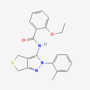 2-ethoxy-N-(2-(o-tolyl)-4,6-dihydro-2H-thieno[3,4-c]pyrazol-3-yl)benzamide