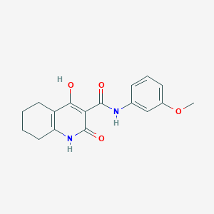 2,4-dihydroxy-N-(3-methoxyphenyl)-5,6,7,8-tetrahydroquinoline-3-carboxamide