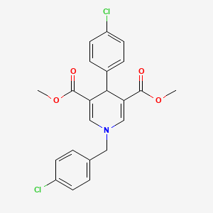 Dimethyl 1-(4-chlorobenzyl)-4-(4-chlorophenyl)-1,4-dihydropyridine-3,5-dicarboxylate