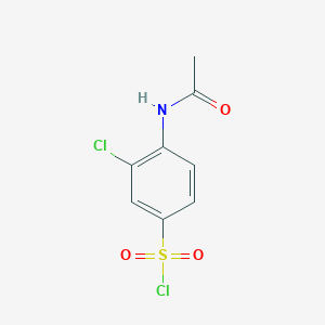 molecular formula C8H7Cl2NO3S B112064 4-Acetamido-3-chlorobenzenesulfonyl chloride CAS No. 16761-18-5