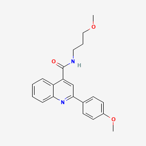 2-(4-methoxyphenyl)-N-(3-methoxypropyl)quinoline-4-carboxamide