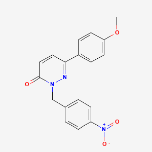 6-(4-methoxyphenyl)-2-(4-nitrobenzyl)pyridazin-3(2H)-one