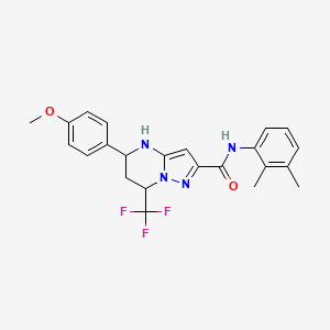 N-(2,3-dimethylphenyl)-5-(4-methoxyphenyl)-7-(trifluoromethyl)-4,5,6,7-tetrahydropyrazolo[1,5-a]pyrimidine-2-carboxamide