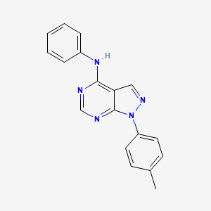 1-(4-methylphenyl)-N-phenyl-1H-pyrazolo[3,4-d]pyrimidin-4-amine