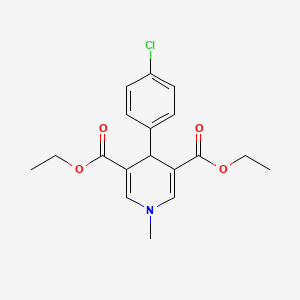 Diethyl 4-(4-chlorophenyl)-1-methyl-1,4-dihydropyridine-3,5-dicarboxylate