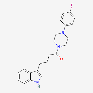 1-[4-(4-fluorophenyl)piperazin-1-yl]-4-(1H-indol-3-yl)butan-1-one