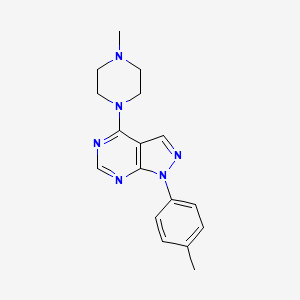 1-(4-methylphenyl)-4-(4-methylpiperazin-1-yl)-1H-pyrazolo[3,4-d]pyrimidine