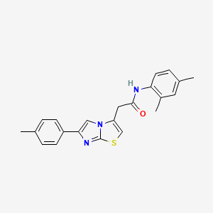 N-(2,4-dimethylphenyl)-2-(6-(p-tolyl)imidazo[2,1-b]thiazol-3-yl)acetamide