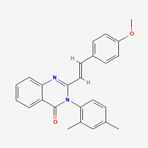 3-(2,4-dimethylphenyl)-2-[(E)-2-(4-methoxyphenyl)ethenyl]quinazolin-4(3H)-one