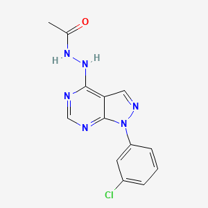 N'-[1-(3-chlorophenyl)-1H-pyrazolo[3,4-d]pyrimidin-4-yl]acetohydrazide