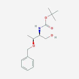 molecular formula C16H25NO4 B112069 tert-Butyl ((2S,3S)-3-(benzyloxy)-1-hydroxybutan-2-yl)carbamate CAS No. 168034-31-9