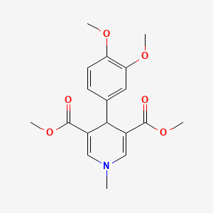 Dimethyl 4-(3,4-dimethoxyphenyl)-1-methyl-1,4-dihydropyridine-3,5-dicarboxylate