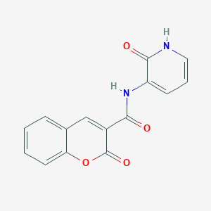 molecular formula C15H10N2O4 B11206980 2-oxo-N-(2-oxo-1,2-dihydropyridin-3-yl)-2H-chromene-3-carboxamide 