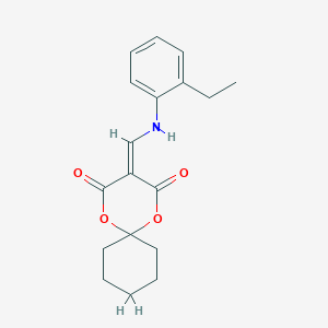 3-{[(2-Ethylphenyl)amino]methylidene}-1,5-dioxaspiro[5.5]undecane-2,4-dione