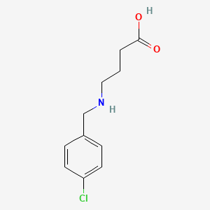 4-((4-Chlorobenzyl)amino)butanoic acid