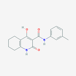 2,4-dihydroxy-N-(3-methylphenyl)-5,6,7,8-tetrahydroquinoline-3-carboxamide