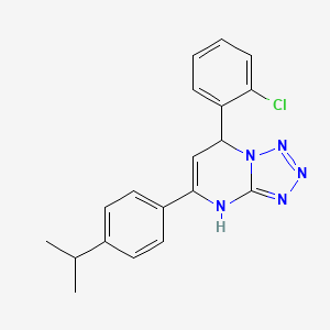 7-(2-Chlorophenyl)-5-[4-(propan-2-yl)phenyl]-4,7-dihydrotetrazolo[1,5-a]pyrimidine