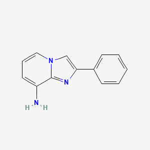 molecular formula C13H11N3 B11207164 2-Phenylimidazo[1,2-a]pyridin-8-amine 