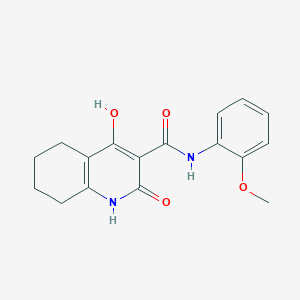 2,4-dihydroxy-N-(2-methoxyphenyl)-5,6,7,8-tetrahydroquinoline-3-carboxamide