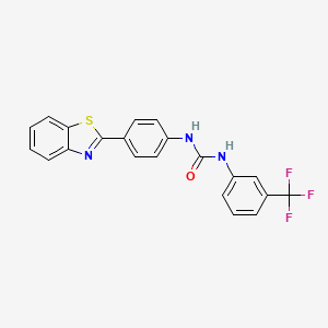 1-(4-(Benzo[d]thiazol-2-yl)phenyl)-3-(3-(trifluoromethyl)phenyl)urea