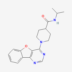 1-([1]benzofuro[3,2-d]pyrimidin-4-yl)-N-(propan-2-yl)piperidine-4-carboxamide