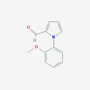 molecular formula C12H11NO2 B112075 1-(2-Methoxy-phenyl)-1H-pyrrole-2-carbaldehyde CAS No. 169036-73-1