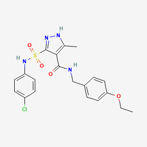 N-cyclopropyl-4-(4-isobutyl-3-oxo-3,4-dihydroquinoxalin-2-yl)benzamide