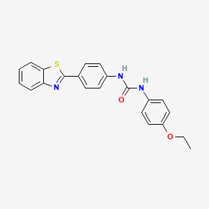 1-(4-(Benzo[d]thiazol-2-yl)phenyl)-3-(4-ethoxyphenyl)urea