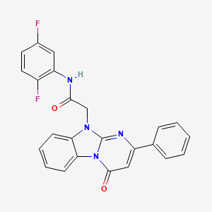 N-(2,5-difluorophenyl)-2-(4-oxo-2-phenylpyrimido[1,2-a]benzimidazol-10(4H)-yl)acetamide