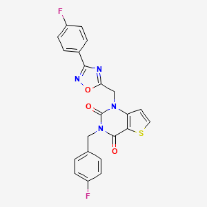 3-{[4-(5-chloro-2-methylphenyl)piperazin-1-yl]sulfonyl}-N-isobutyl-1-methyl-1H-pyrazole-4-carboxamide