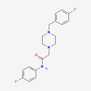 2-[4-(4-fluorobenzyl)piperazin-1-yl]-N-(4-fluorophenyl)acetamide