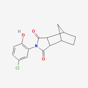 molecular formula C15H14ClNO3 B11208067 2-(5-chloro-2-hydroxyphenyl)hexahydro-1H-4,7-methanoisoindole-1,3(2H)-dione 