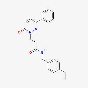 N-(4-ethylbenzyl)-3-(6-oxo-3-phenylpyridazin-1(6H)-yl)propanamide