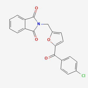 2-{[5-(4-chlorobenzoyl)-2-furyl]methyl}-1H-isoindole-1,3(2H)-dione