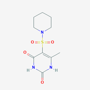 6-Methyl-5-(piperidine-1-sulfonyl)-1H-pyrimidine-2,4-dione