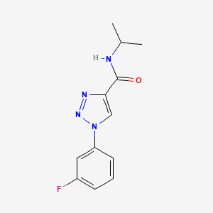 1-(3-fluorophenyl)-N-(propan-2-yl)-1H-1,2,3-triazole-4-carboxamide