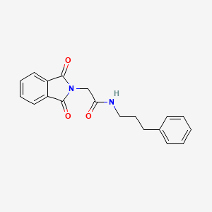 2-(1,3-dioxo-1,3-dihydro-2H-isoindol-2-yl)-N-(3-phenylpropyl)acetamide