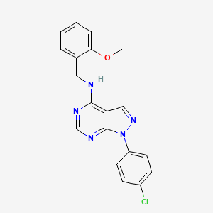 1-(4-chlorophenyl)-N-(2-methoxybenzyl)-1H-pyrazolo[3,4-d]pyrimidin-4-amine