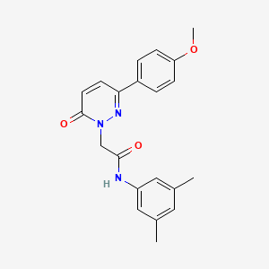 N-(3,5-dimethylphenyl)-2-(3-(4-methoxyphenyl)-6-oxopyridazin-1(6H)-yl)acetamide