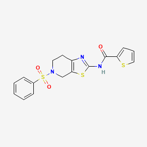 N-[4,5,6,7-Tetrahydro-5-(phenylsulfonyl)thiazolo[5,4-c]pyridin-2-yl]-2-thiophenecarboxamide